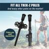 Trekology Trekking Pole Accessory Set  Bundle Tips for Concrete & Flat Roads  Durable Replacement Tips for Hiking Poles, Walking Sticks & Trekking Poles (4Tips & 2Mud Baskets) view 3