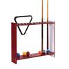 ANIIC Pool Stick Holder Pool Cue Holder Floor Standing 12 Holes Billiard Pool Cue Stick Holder with Triangle Billiards Ball Rack Pool Cue Rack Cue Stick Holder view 1