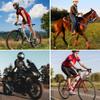 Towintec Mens Cycling Underwear Shorts 5D Gel Padded Bike Bicycle MTB Liner Undershorts Breathable Shockproof Quick-Drying Motorcycle Underpants (Black Line,XL) view 2