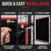 ANDGOAL Batting Cage Backstop: Baseball Softball Pitching Target Net Saver with Strike Zone for Backyard Garage Training 4x6 FT view 3