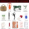 Snake Bite Kit, Bee Sting Kit, Tactical Trauma Kit Emergency First Aid Stop The Bleed Ifak Refill, Venom Extractor Suction Pump, Bite and Sting First Aid Supplies (Tan) view 2