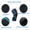 Mcolics Compression Knee Brace for Women Men - 2 Pack Knee Compression Sleeve Support for Running Walking Knee Pain Arthritis (Black,Medium) view 4