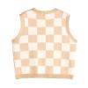 Hyipels Women's Sweater Vest,Y2K Sleeveless Pattern Preppy Style Knitted Crop Tank Top for Girl view 2