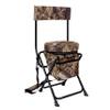 AUSCAMOTEK 360-Degree Swivel Hunting Chair with Thick Cushion - Foldable and Portable Camo Chair for Outdoor Hunting-Woodland Camo view 1