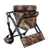 AUSCAMOTEK 360-Degree Swivel Hunting Chair with Thick Cushion - Foldable and Portable Camo Chair for Outdoor Hunting-Woodland Camo view 2