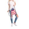 KEDMOT American Flag Drawstring Backpack Lightweight Gym Sack Drawstring Bag Yoga Travel String Bag for Mens Women (style-2) view 4