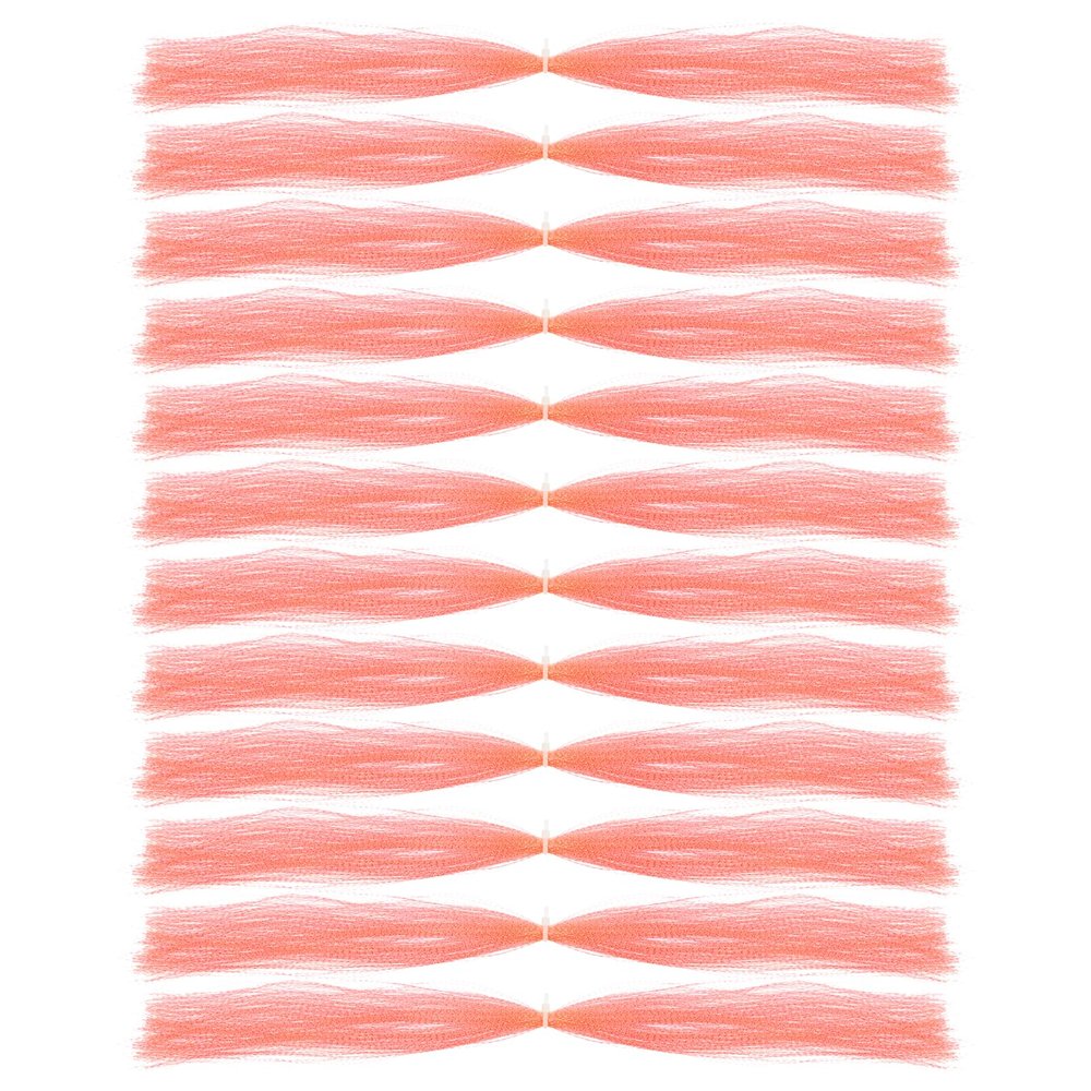 PATIKIL Crystal Flash Fly Fishing Line Fly Tying Material, 12Pcs 250 Strands Dry Flies Decorating Accessories for Making Fishing Hook Lure Flies, Pink