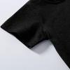 Toddler Baby Boys Girls Solid Color Short Sleeve T-Shirts Casual Crewneck Tops Tees Shirts Summer Clothes (Black, 2-3 Years) view 2