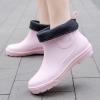 Short Rain Boots for Women,Waterproof Rubber Boots Lightweight Garden Boots With Detachable lining,Garden Ankle Boots Short Water Boots Anti-Slip Fishing Boots Ankle Rain Shoes for Outdoor Work view 2