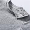 Toddler Baby Boys Girls Solid Color Short Sleeve T-Shirts Casual Crewneck Tops Tees Shirts Summer Clothes (Grey, 2-3 Years) view 3