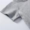 Toddler Baby Boys Girls Solid Color Short Sleeve T-Shirts Casual Crewneck Tops Tees Shirts Summer Clothes (Grey, 2-3 Years) view 4
