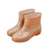 Woman's Waterproof Comfort Ankle Boot - Garden Rain Booties for Women - Mud & Muck Boots, Rubber Boots Lightweight Garden Boots Anti-Slip Fishing Boots Ankle Rain Shoes for Outdoor Work view 3