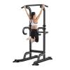NaKeah Power Tower Dip Station Power Tower Pull Up Bar Stand for Home Gym Strength Training Exercise Workout Equipment Adjustable-10 Levels,Black view 1