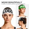 Custom Sport Headbands for Men & Women Personalized Sweatband Your Own Name Logo Text Photo Casual Custom Bandana Customized Gifts Custom Headbands for Sports view 4