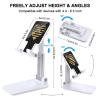 911 Dispatcher Heart Thin Gold Line Cell Phone Stand Foldable Phone Holder Adjustable Phone Stand Desk Accessories view 2