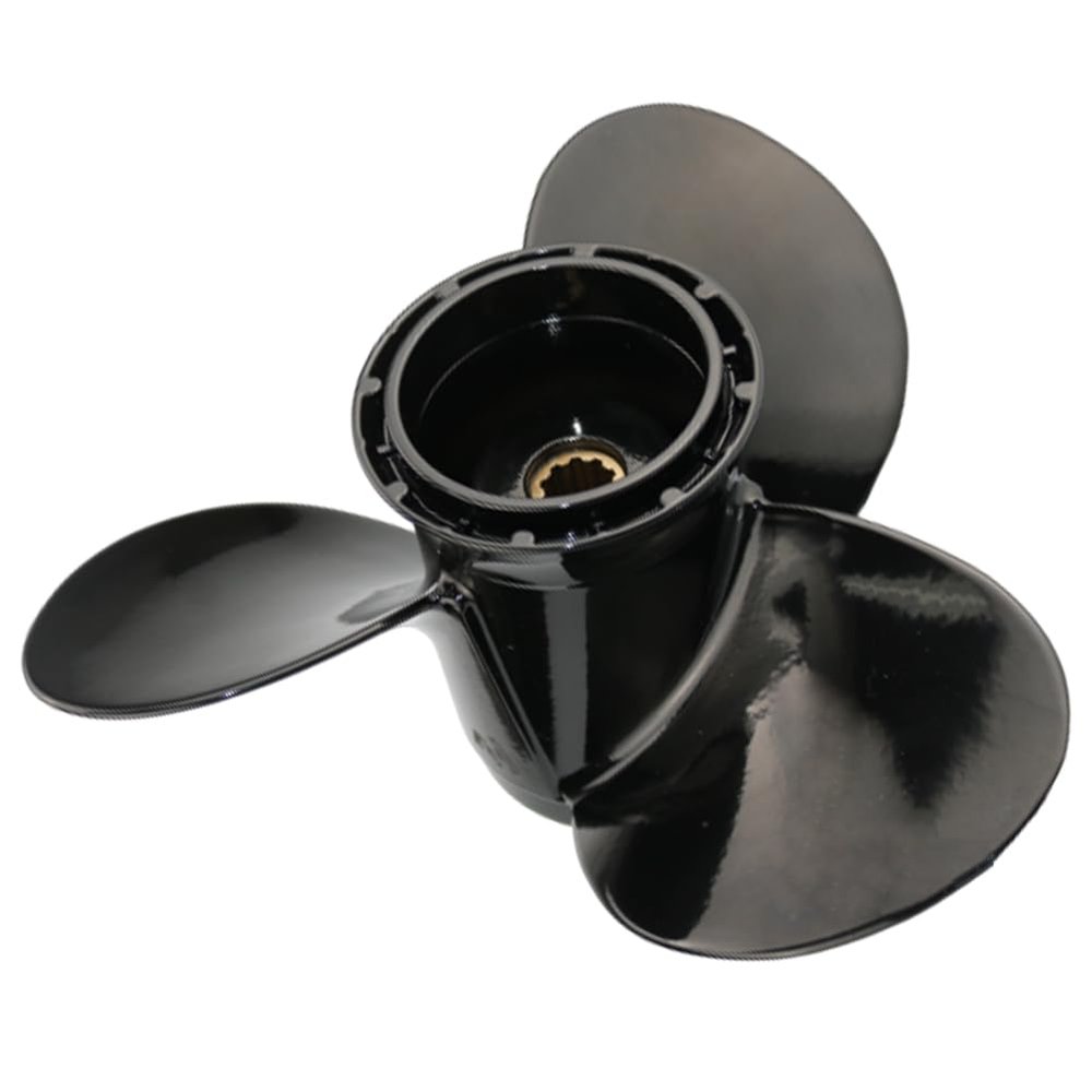 AQUAMAN OEM Upgrade Aluminum Propeller for Suzuki Outboard Motor 20-30HP,10 Spline(10 1/4x12)