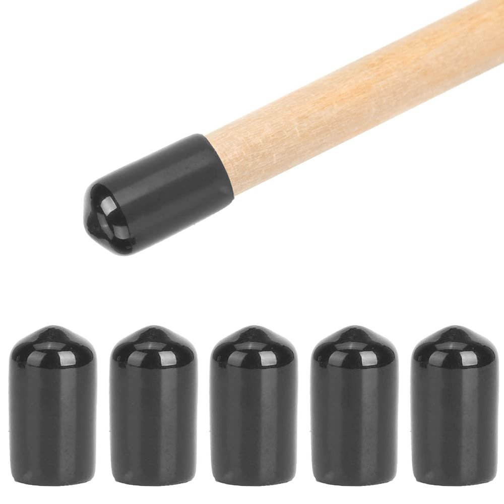 EIMSOAH Tip Protector, Snooker Tip Cover, 10PCS Rubber Billiard Pool Tip Protector Small Protective Stick Cover Snooker Accessory (12mm)