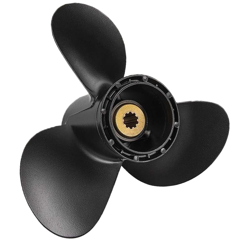 AQUAMAN Boat Aluminum Alloy Propeller 9 1/4 x 9 for Suzuki Outboard DT DF 9.9HP 15HP 20HP Motor Engine,10 Spline Tooth