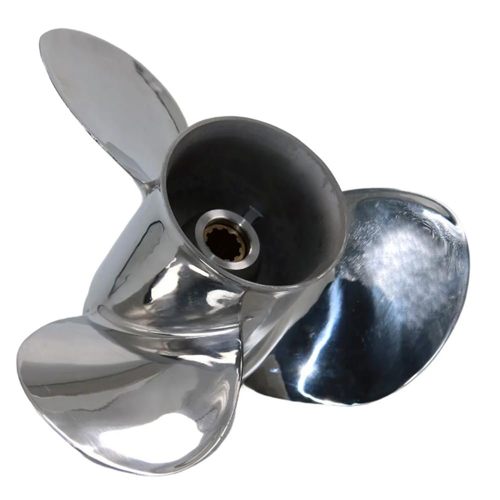 AQUAMAN OEM Upgrade Stainless Propeller for Suzuki Outboard Motor 20-30HP,10 Spline(10 1/4x13)