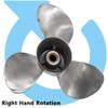 AQUAMAN OEM Upgrade Stainless Propeller for Suzuki Outboard Motor 20-30HP,10 Spline(10 1/4x13) view 2