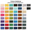 2" & 1.5'' & 1" Cotton Webbing - 5 Yards - 50+ Colors -%100 Natural Cotton - Turkish Woven - Heavy Duty 1 Inch 1.5 Inch 2 Inch Webbing for Sewing Straps Bag Climbing Indoors Craft DIY 11114 view 3