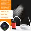 ACAGALA Portable Shower for Camping Electric Shower Pump IPX7 Waterproof with Digital Display for Camping Hiking Backpacking Travel Beach Pet Watering view 3