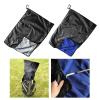 HIZXMCNGH 2 in 1 Golf Towel & Golf Bag Rain Cover Microfiber Golf Rain Hood Towel Waterproof Golf Towel Rain Protections Cover 2 in 1 Golf Towel Rain Cover Golf Bag Accessories, Grey view 2