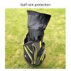 HIZXMCNGH 2 in 1 Golf Towel & Golf Bag Rain Cover Microfiber Golf Rain Hood Towel Waterproof Golf Towel Rain Protections Cover 2 in 1 Golf Towel Rain Cover Golf Bag Accessories, Grey view 4