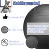 CMYUN Yoga Ball Chair Ergonomic Exercise Ball Chair, Stability Yoga Ball Chair for Office, Comfort Balance Ball Seat for Adults Kids Pregnancy, Relieve Back Pain view 4
