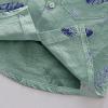 AMIMOJY Toddler Boys Summer Outfit Dino Prints T Shirt Short Sleeve Tops Solid Shorts Casual Baby Clothes Daily Suit 2Pcs, 3-4T, Green-d view 3