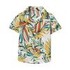 Boys' Button-Down Shirts, Kids Boys 3D Print Hawaii Shirt Tropical Button Down Dress Shirt for 1 to 8 (E-A, 3-6 Months) view 1