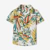 Boys' Button-Down Shirts, Kids Boys 3D Print Hawaii Shirt Tropical Button Down Dress Shirt for 1 to 8 (E-A, 3-6 Months) view 4