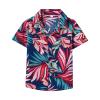Boys' Button-Down Shirts, Kids Boys 3D Print Hawaii Shirt Tropical Button Down Dress Shirt for 1 to 8 (D-A, 9-12 Months) view 1