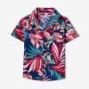 Boys' Button-Down Shirts, Kids Boys 3D Print Hawaii Shirt Tropical Button Down Dress Shirt for 1 to 8 (D-A, 9-12 Months) view 2