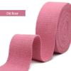 2" & 1.5'' & 1" Cotton Webbing - 5 Yards - 50+ Colors -%100 Natural Cotton - Turkish Woven - Heavy 1 Inch 1.5 Inch 2 Inch Rose Canvas Webbing for Sewing Straps Bag Climbing Indoors Craft DIY 11215 view 4