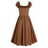 fartey Renaissance Dress Women Victorian Medieval Costume Empire Waist Irish Fairy Dress Retro Ren Faire Costume view 2