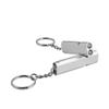 CTFRQC 2 Count Emergency Whistles Lifeguard Safety Whistle with Lanyard and Keychain for Outdoor Camping Hiking Boating Hunting Fishing Kayak Kids Rescue Signaling Loud Survival Whistle (Silver) view 1