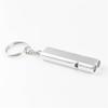 CTFRQC 2 Count Emergency Whistles Lifeguard Safety Whistle with Lanyard and Keychain for Outdoor Camping Hiking Boating Hunting Fishing Kayak Kids Rescue Signaling Loud Survival Whistle (Silver) view 4