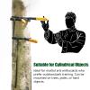 Blazea Wing Chun Dummy 3 PCS Spring Wooden Pile Hand, Wing Chun Kung Fu Training Equipment Save-Space, Height Adjustable Boxing Martial Arts Kicking Targets view 4