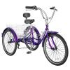 DoCred Adult Tricycles, 3 Wheel Bikes for Adults 20/24/26 inch 7 Speed Adult Trikes Bicycles Cruise Trike with Shopping Basket for Seniors, Women, Men view 1