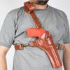 Nehir Holster for Desert Eagle 50 AE Genuine Leather Chest Gun Holster (Brown Right Hand) view 2