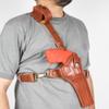 Nehir Holster for Desert Eagle 50 AE Genuine Leather Chest Gun Holster (Brown Right Hand) view 3