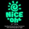 Car Sticker, Decals 4 Car Motorcycles,Sunflower, Glow-in-Dark,Scratch Shields,Covering Scratches, Fluorescent,Waterproof and Fade-Resistant,No Damage (Dazzling Night Light(Nice oh) 4.72'' x 3.94'') view 2