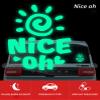 Car Sticker, Decals 4 Car Motorcycles,Sunflower, Glow-in-Dark,Scratch Shields,Covering Scratches, Fluorescent,Waterproof and Fade-Resistant,No Damage (Dazzling Night Light(Nice oh) 4.72'' x 3.94'') view 4