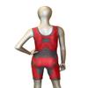Matman USA The Valhalla Women's Wrestling Singlet (Red, 4X-Small) view 4