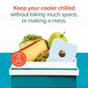 Healthy Packers Ice Packs for Lunch Boxes & Coolers Pastel Slim Long-Lasting Reusable Gel Freezer Packs | Thin Ice Pack for Lunch Box | BPA-Free, Leak-Proof (4 Pack) view 4