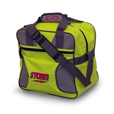 Storm Solo 1 Ball Bowling Bag - Lime/GreyBlack