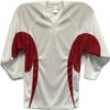 NineFit Basics Youth Hockey Practice Jersey Screen print and Heat press friendly (US, Alpha, Small, Medium, White/Red) view 1