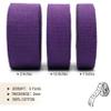 2" & 1.5'' & 1" Cotton Webbing - 5 Yards - 50+ Colors -%100 Natural Cotton - Turkish Woven - Heavy 1 Inch 1.5 Inch 2 Inch Purple Canvas Webbing for Sewing Straps Bag Climbing Indoors Craft DIY 11244 view 2