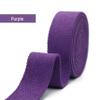 2" & 1.5'' & 1" Cotton Webbing - 5 Yards - 50+ Colors -%100 Natural Cotton - Turkish Woven - Heavy 1 Inch 1.5 Inch 2 Inch Purple Canvas Webbing for Sewing Straps Bag Climbing Indoors Craft DIY 11244 view 3
